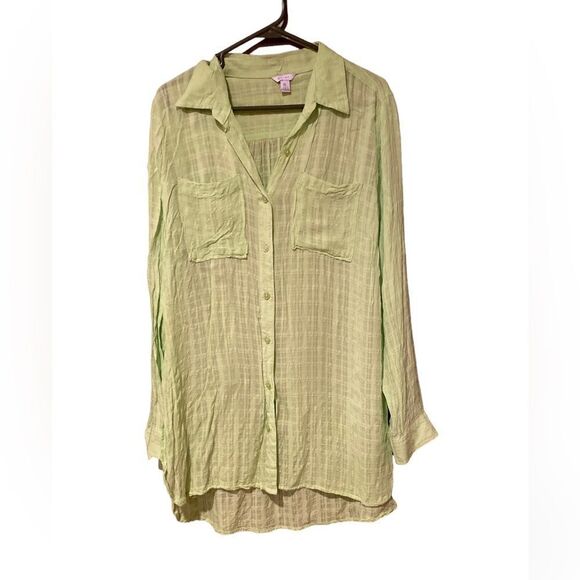 Est 1946 Lime Green Top Long Sleeve size XL - Picture 1 of 7